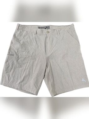 Hook &Tackle Men's Beige  Performance Hybrid  Shorts ( Size:38 )